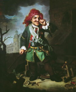 Painting of Perkeo, Winekeeper in Heidelberg Castle