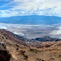 Panorama over Death Valley as seen from near Zabriskie Point